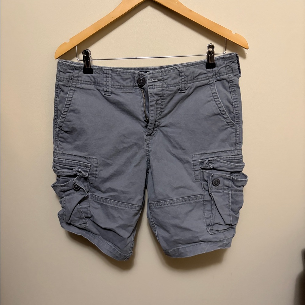 Aeropostale Men's Gray Cargo Shorts